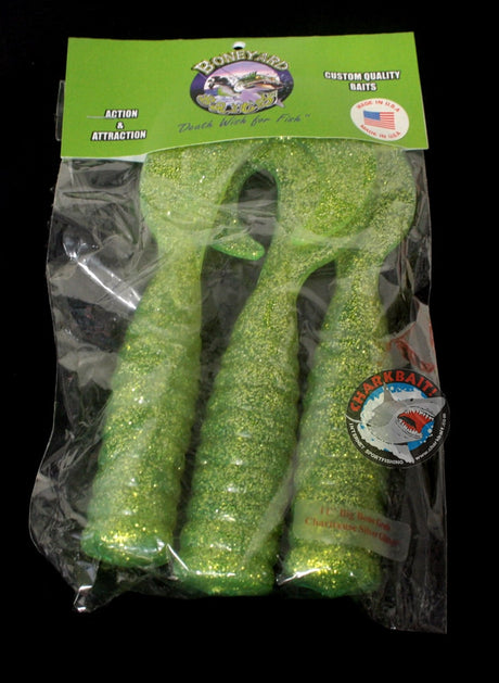 Boneyard Big Bone 11" Single Tail Grubs 3pk