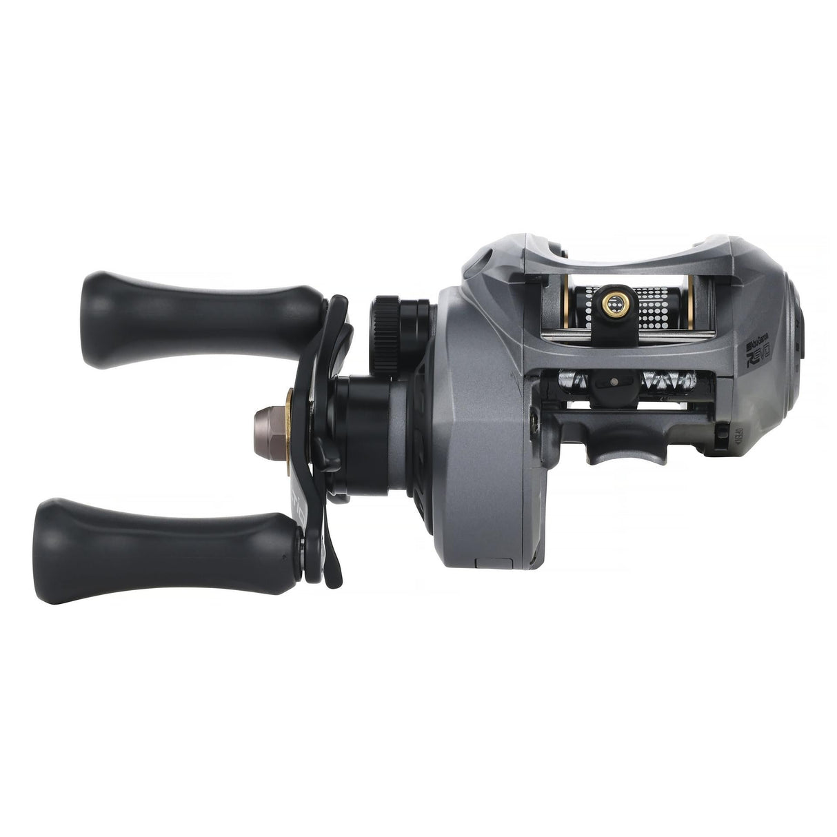 Abu Garcia Revo SX VoltiQ low profile baitcasting reel, right-hand retrieve — spool and handle