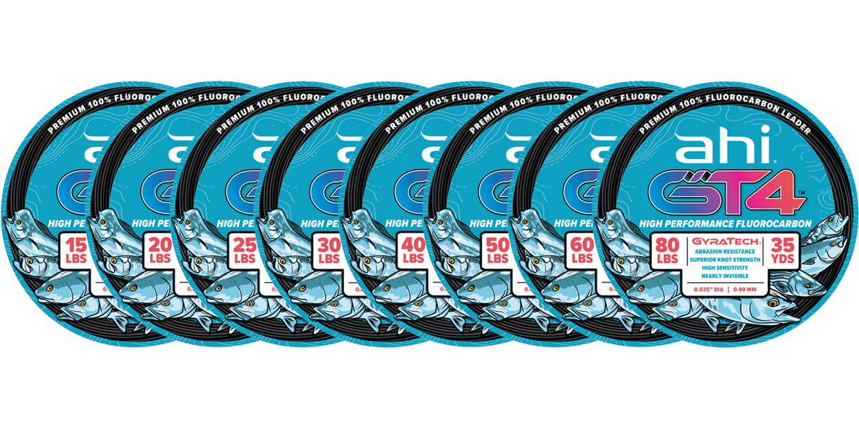 Ahi GT4 Fluorocarbon 35yd Spools