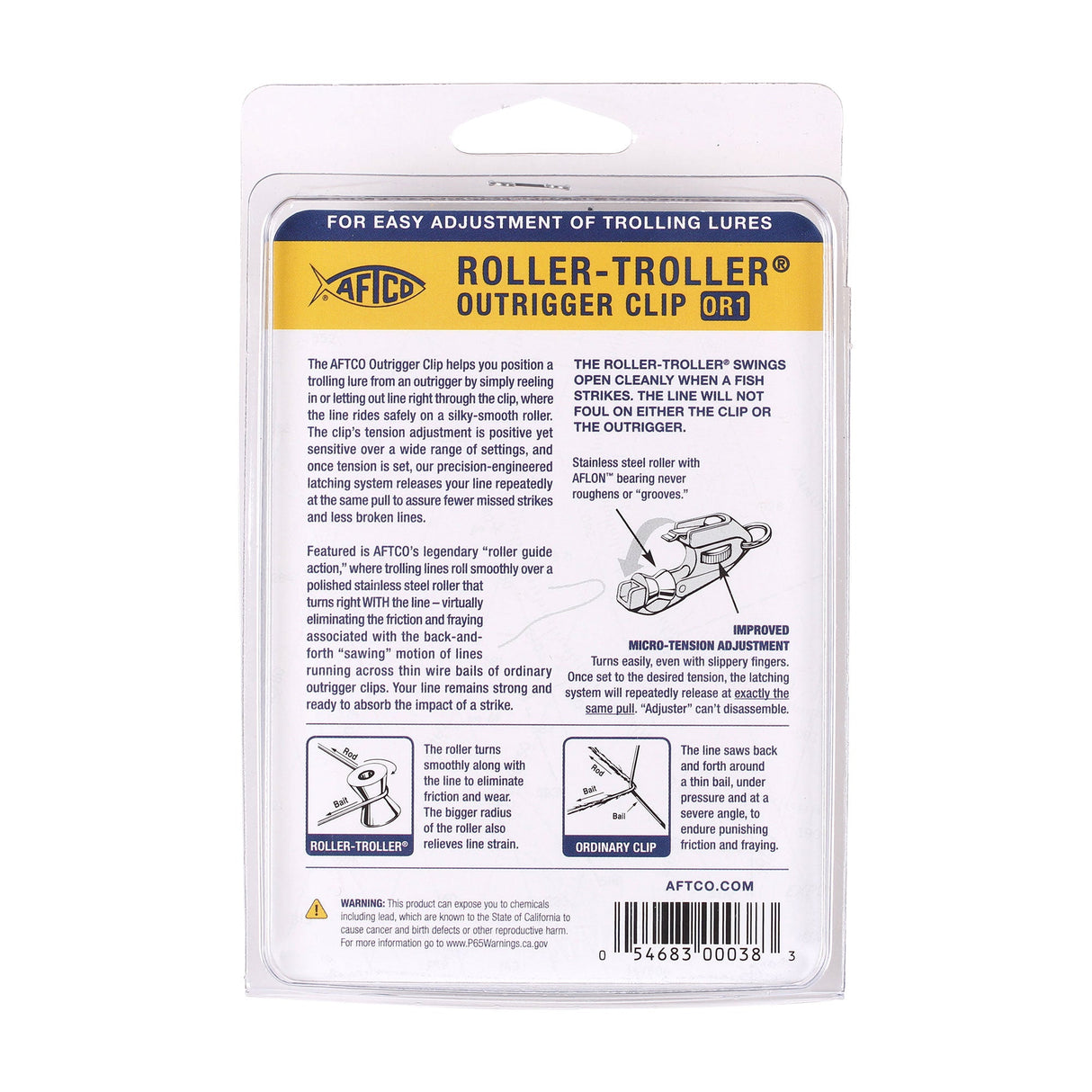 AFTCO Roller Troller Outrigger Clips