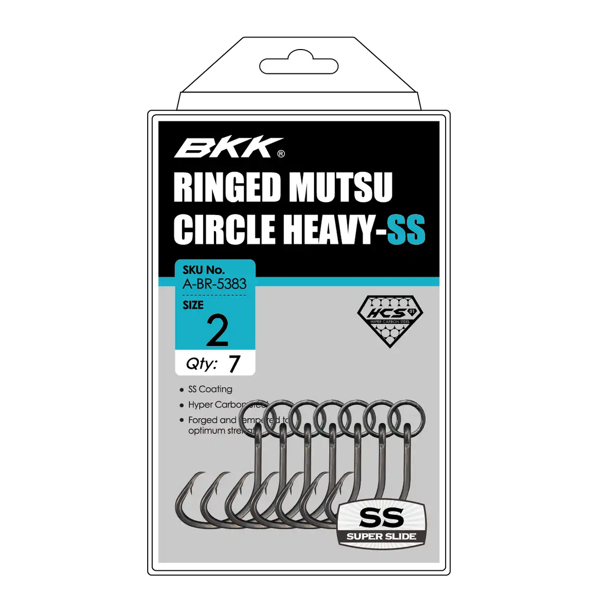 BKK Mutsu Heavy Ringed Offset Circle Hooks