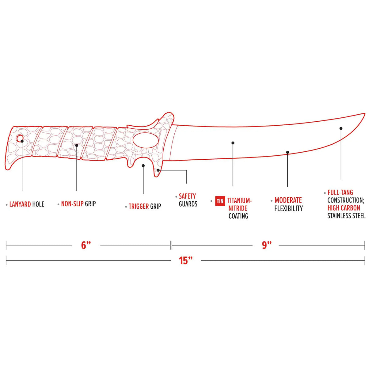Bubba 9" Flex Fillet Knife