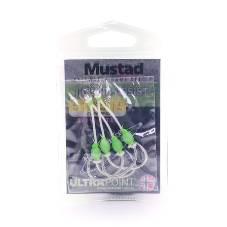 Mustad J-Assist3 Slow Pitch Assist Hooks 2pk