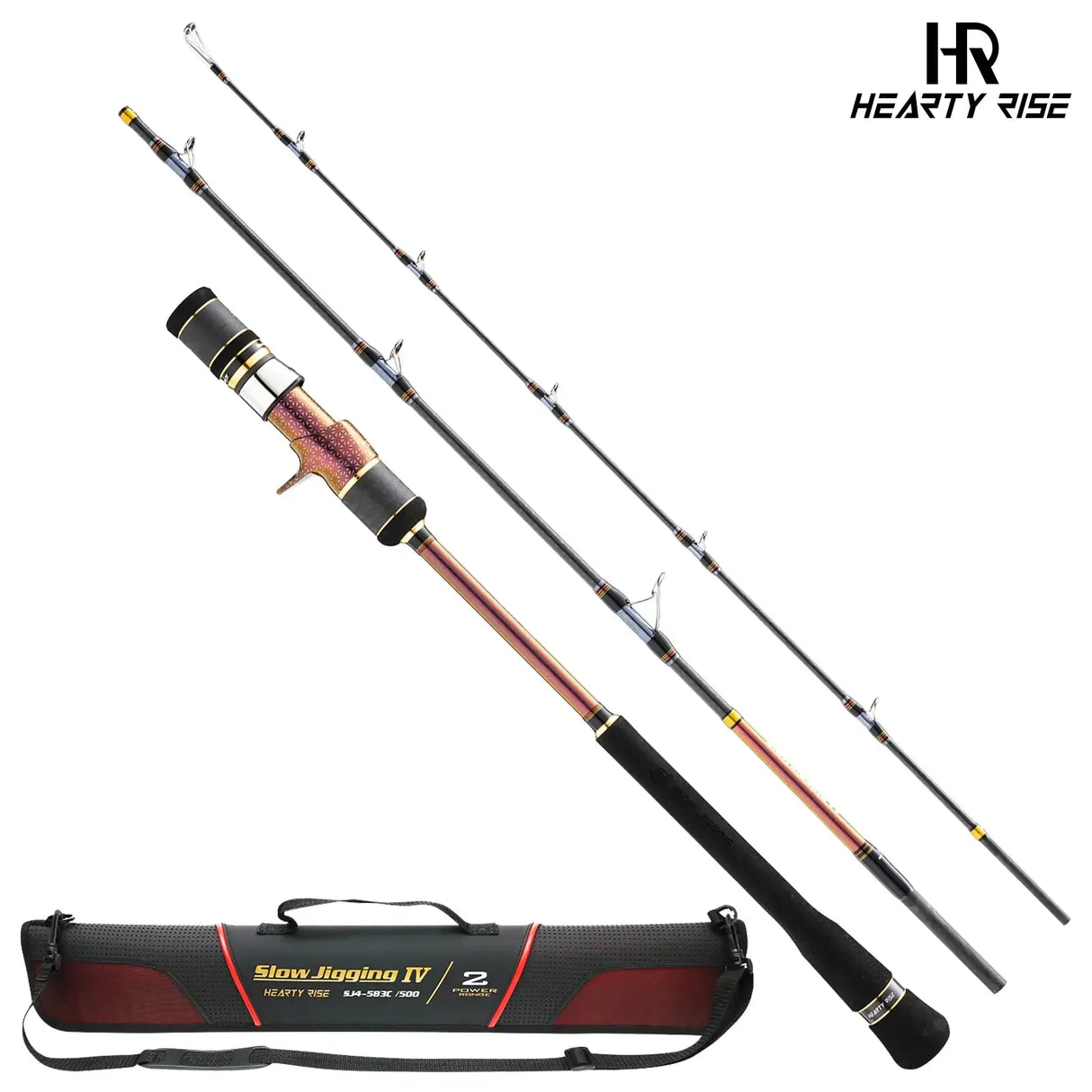 Hearty Rise Slow Jigging IV Travel Slow Pitch Rods