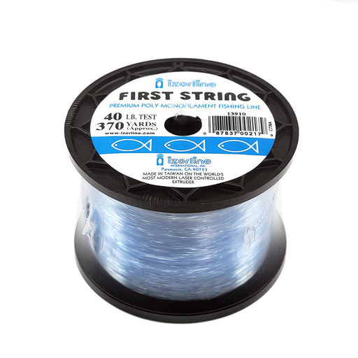 Izorline First String quarter pound spool of blue monofilament fishing line