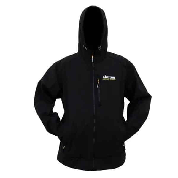 Okuma Black Zip Up Jackets