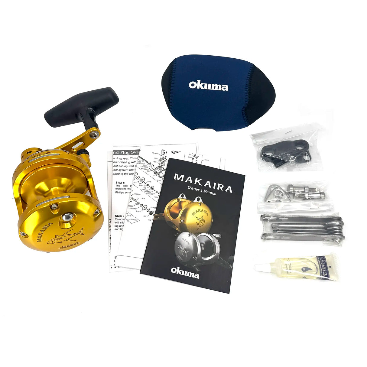 Okuma Makaira MK-15TII SEa Gold Reels