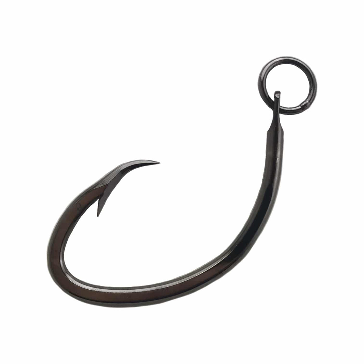 charlie brown fishing hooks Quick Rig Charlie Brown Circle Hooks Ringed Black Nickel 2/0 10pack