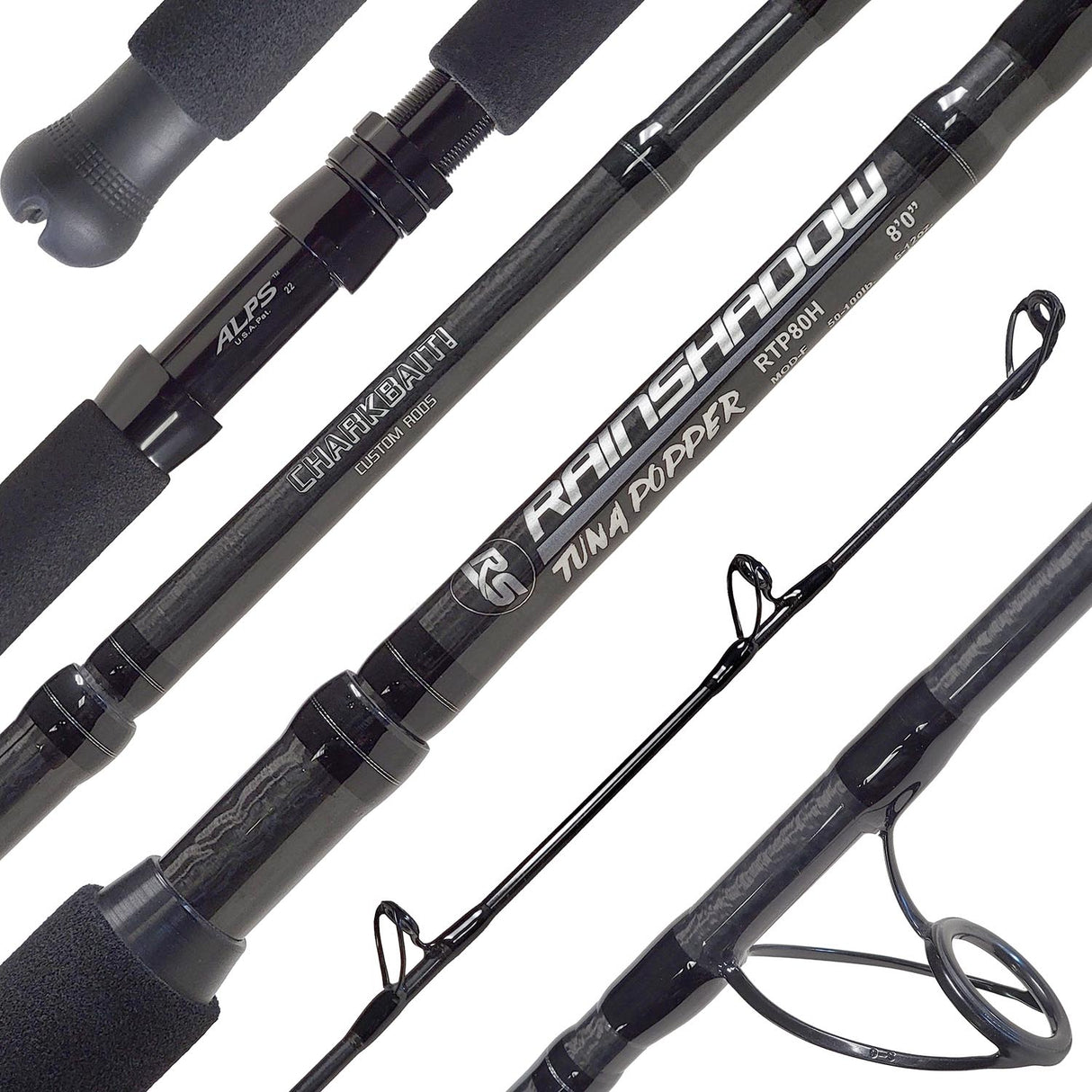 Rainshadow Custom 2 Piece Tuna Popping Rods