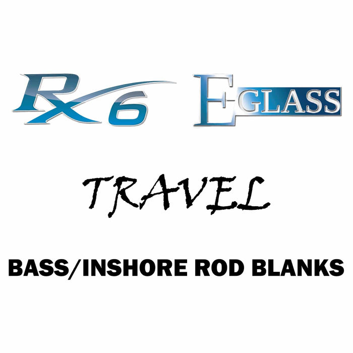 Rainshadow RX6 E-Glass Travel Rod Blanks