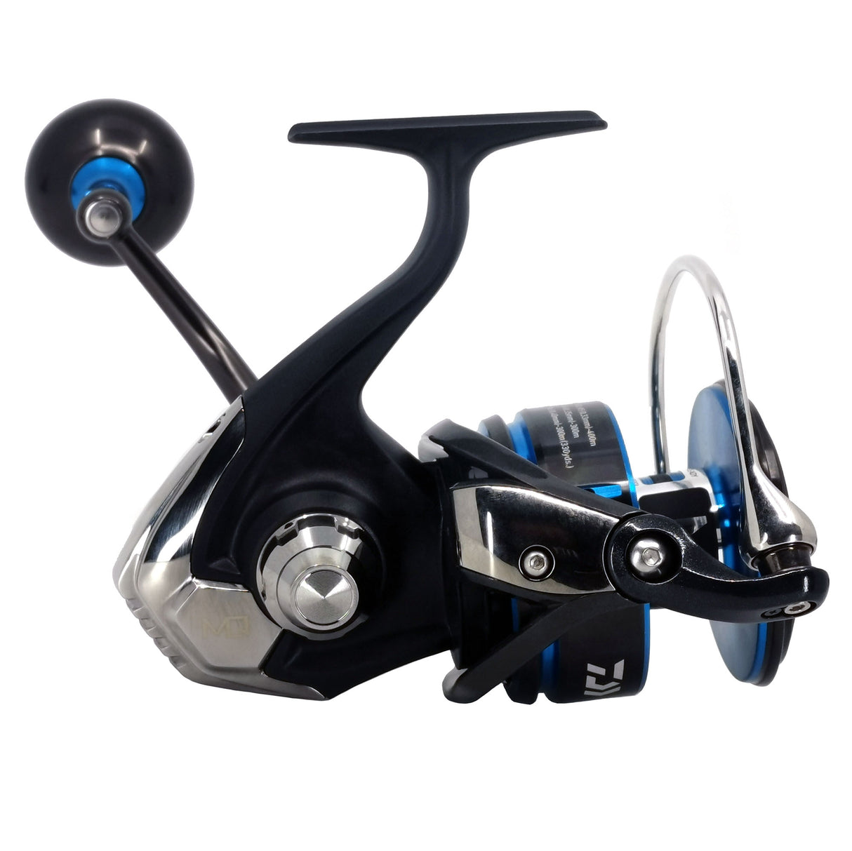 Daiwa Saltist MQ saltwater spinning reel side view