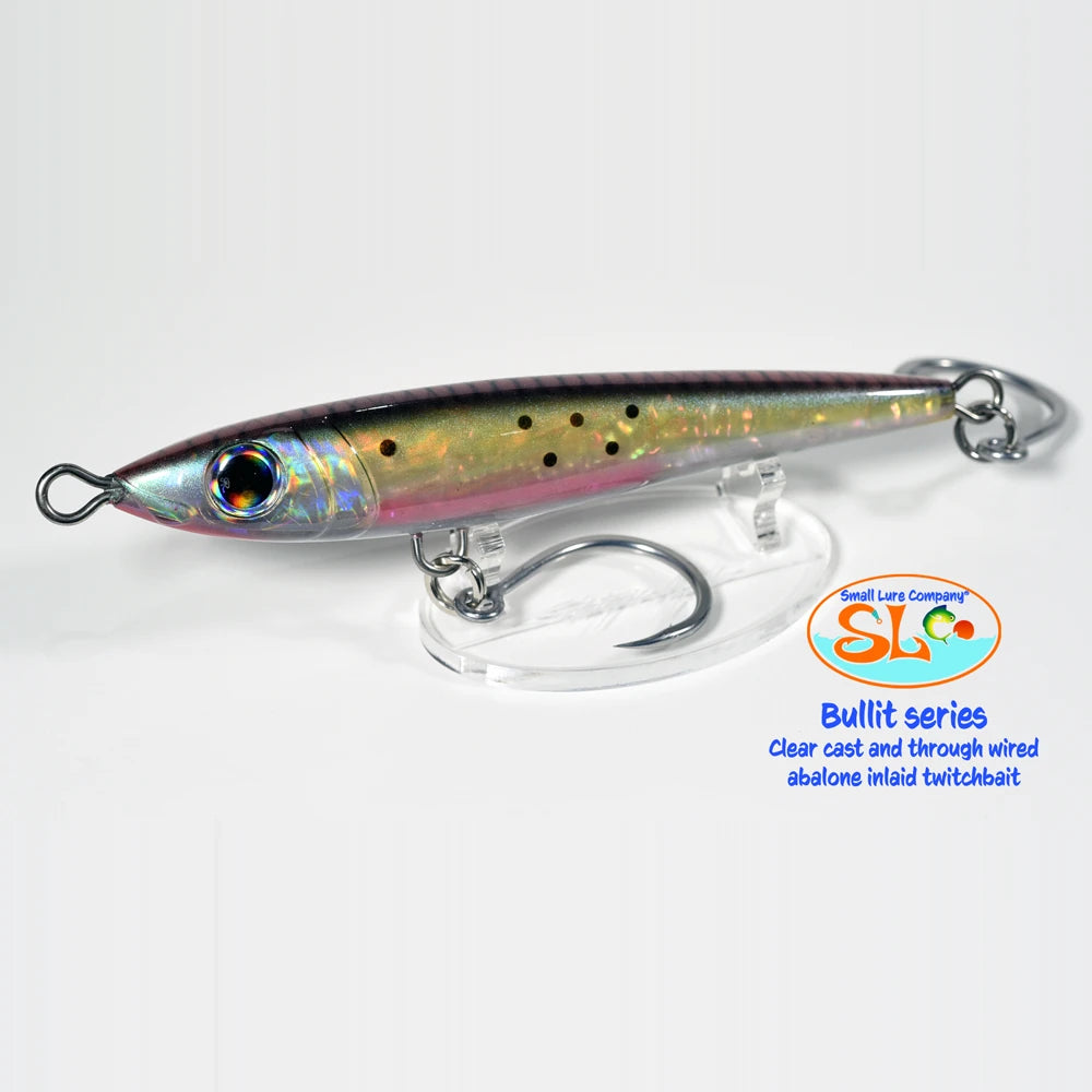 Small Lure Company Bullit twitch bait in Bunker, 150mm shown