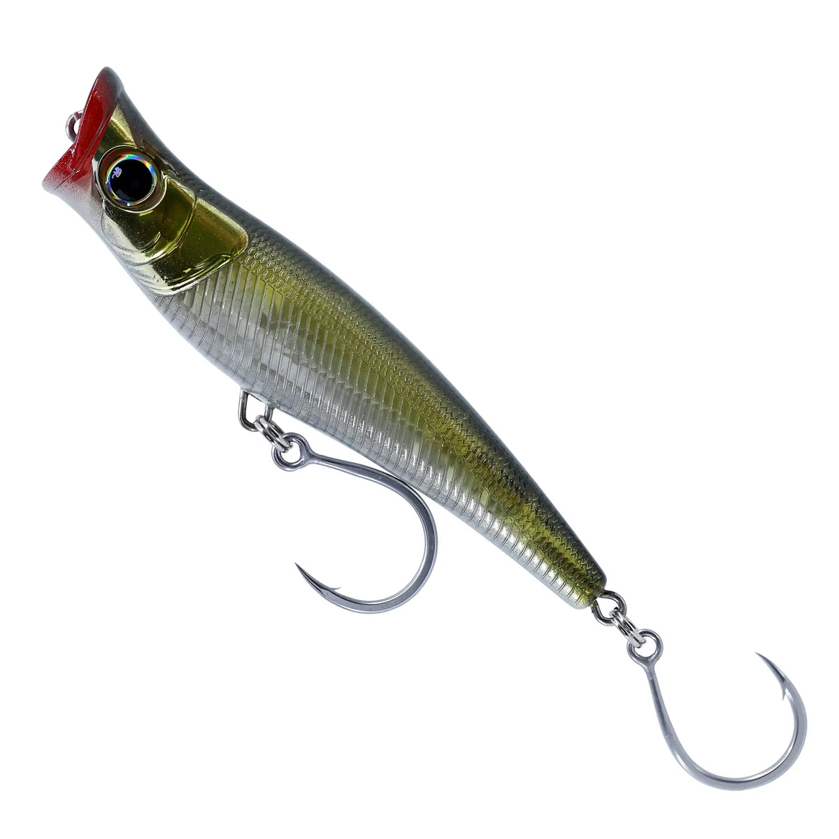 Small Lure Company Mikros-Pop popper in Sand Eel, side view