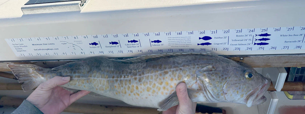 SoCal Fishing Maps - 36" Measuring Tape