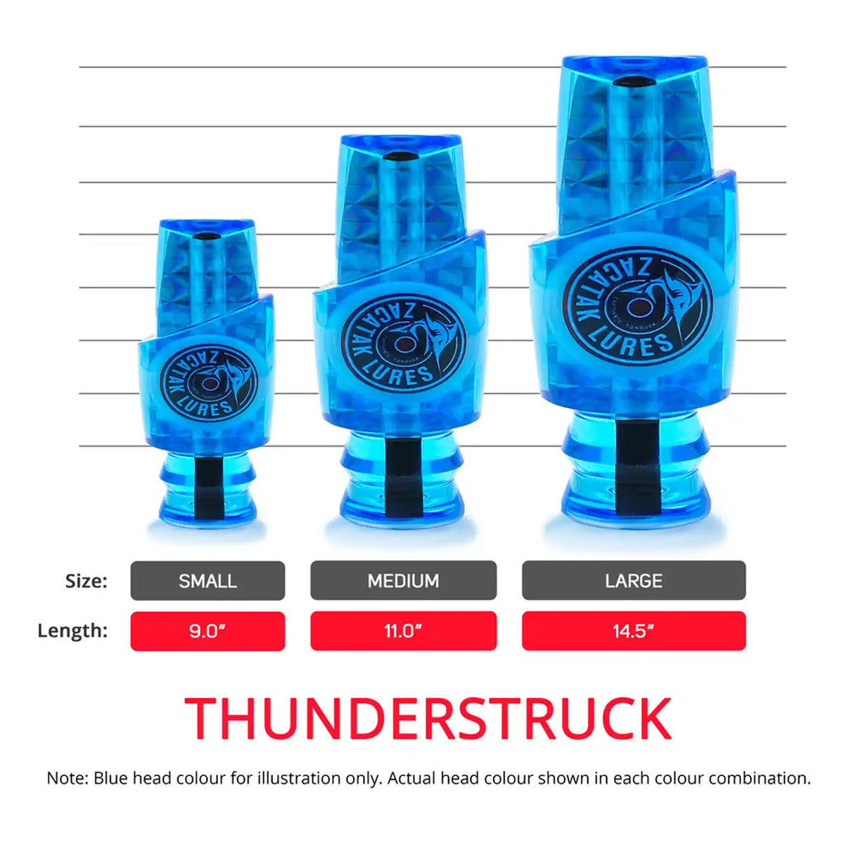 Zacatak Thunderstruck Trolling Lures