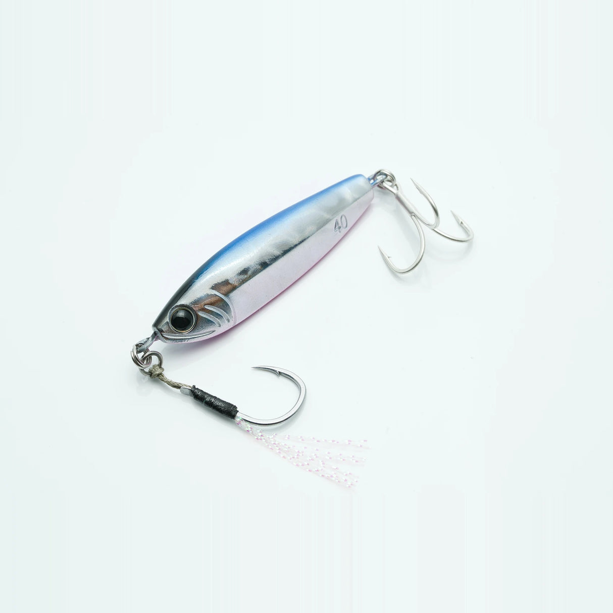 Zeake Fat Sardine Micro Shore Jig in Blue Pink