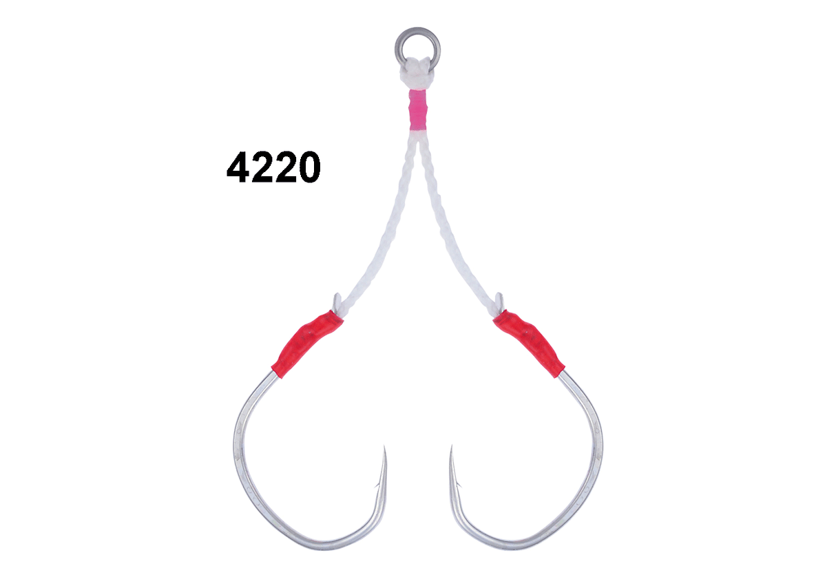 Owner Guardian Dual Dancing Stinger Assist Hooks 2pk