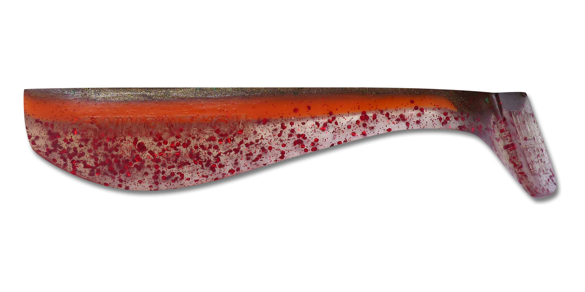Big Hammer 5" Swimbaits - Red Calico Hunter