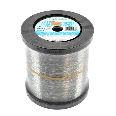 1 kilogram spool of Izorline XXX smoke color copolymer fishing line