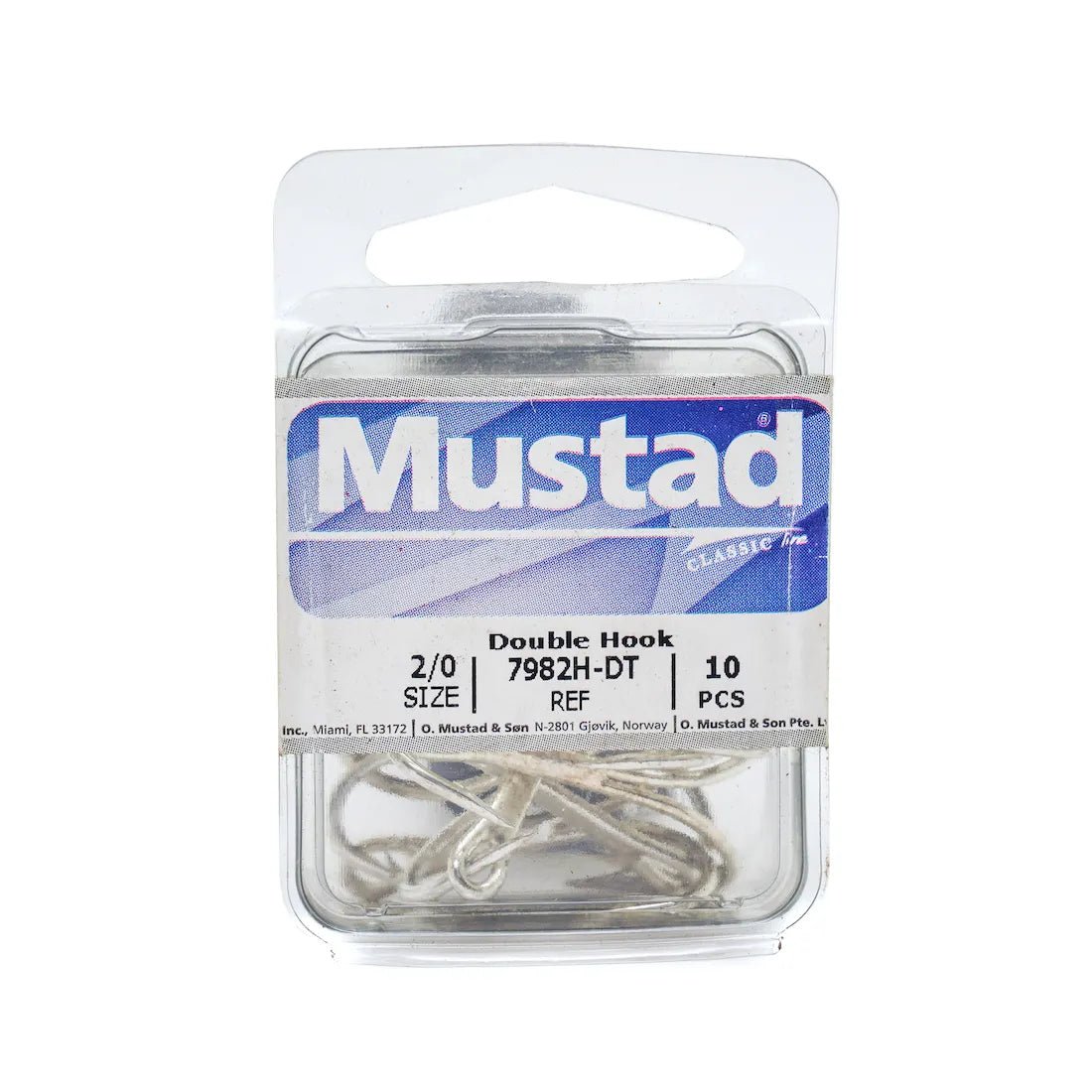 Mustad 7982H Double Tuna Hooks 10pk