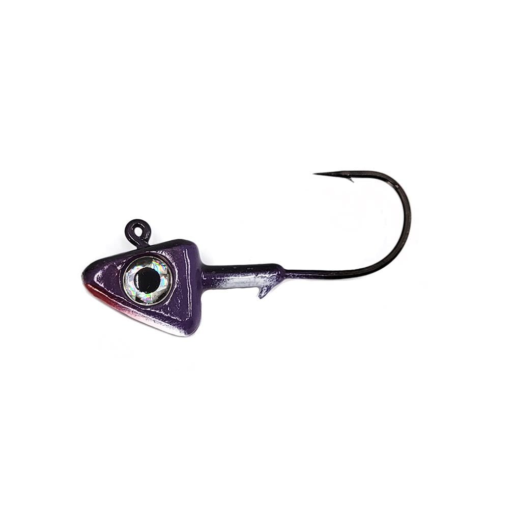 Lead Masters LM Designer Jig Heads 2pk - Black Purple