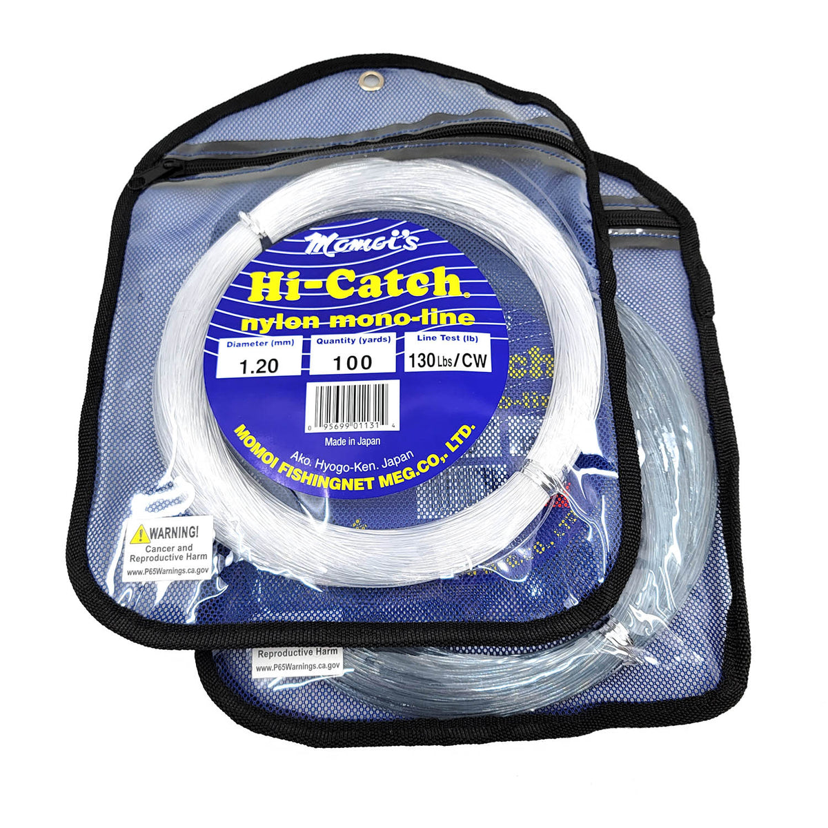 Momoi Hi-Catch Monofilament 100yd Leader Coils Momoi Hi-Catch Monofilament 100yd Leader Coils