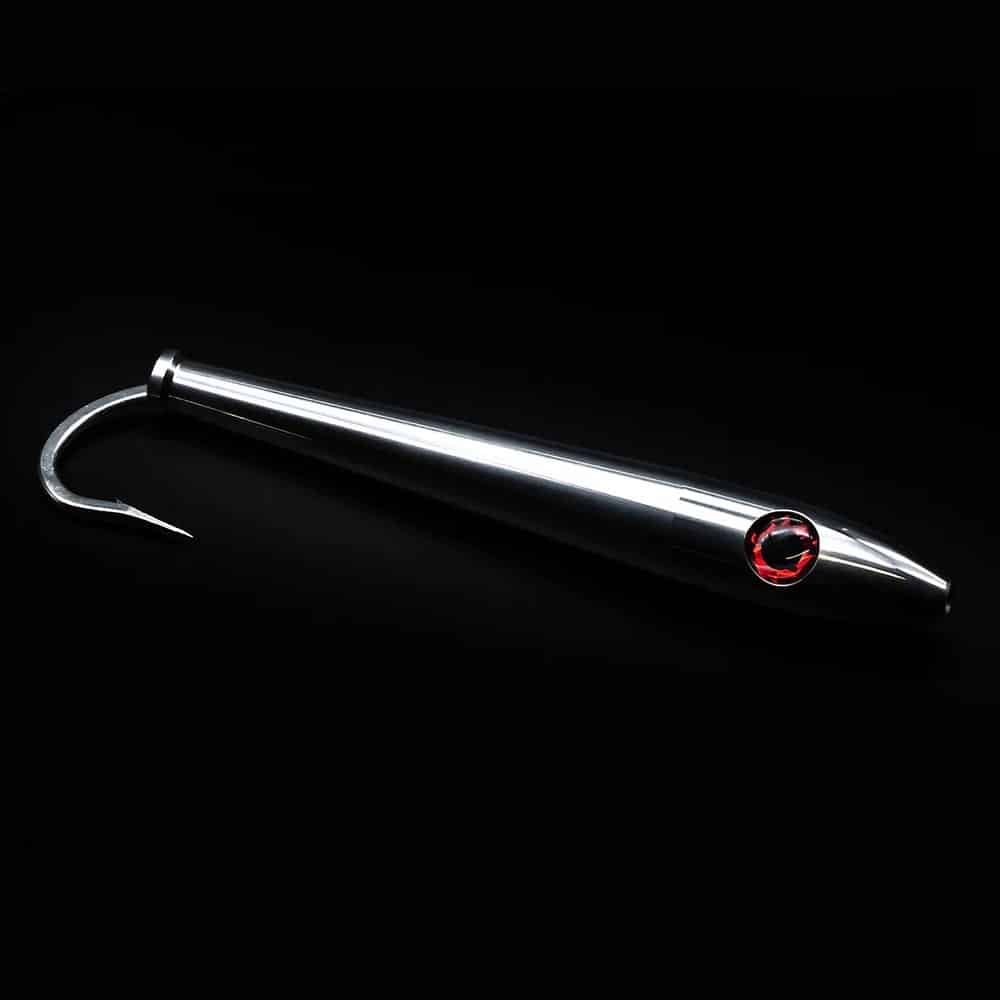 Red Eye Stainless Steel Tuna Stick Trolling Lures