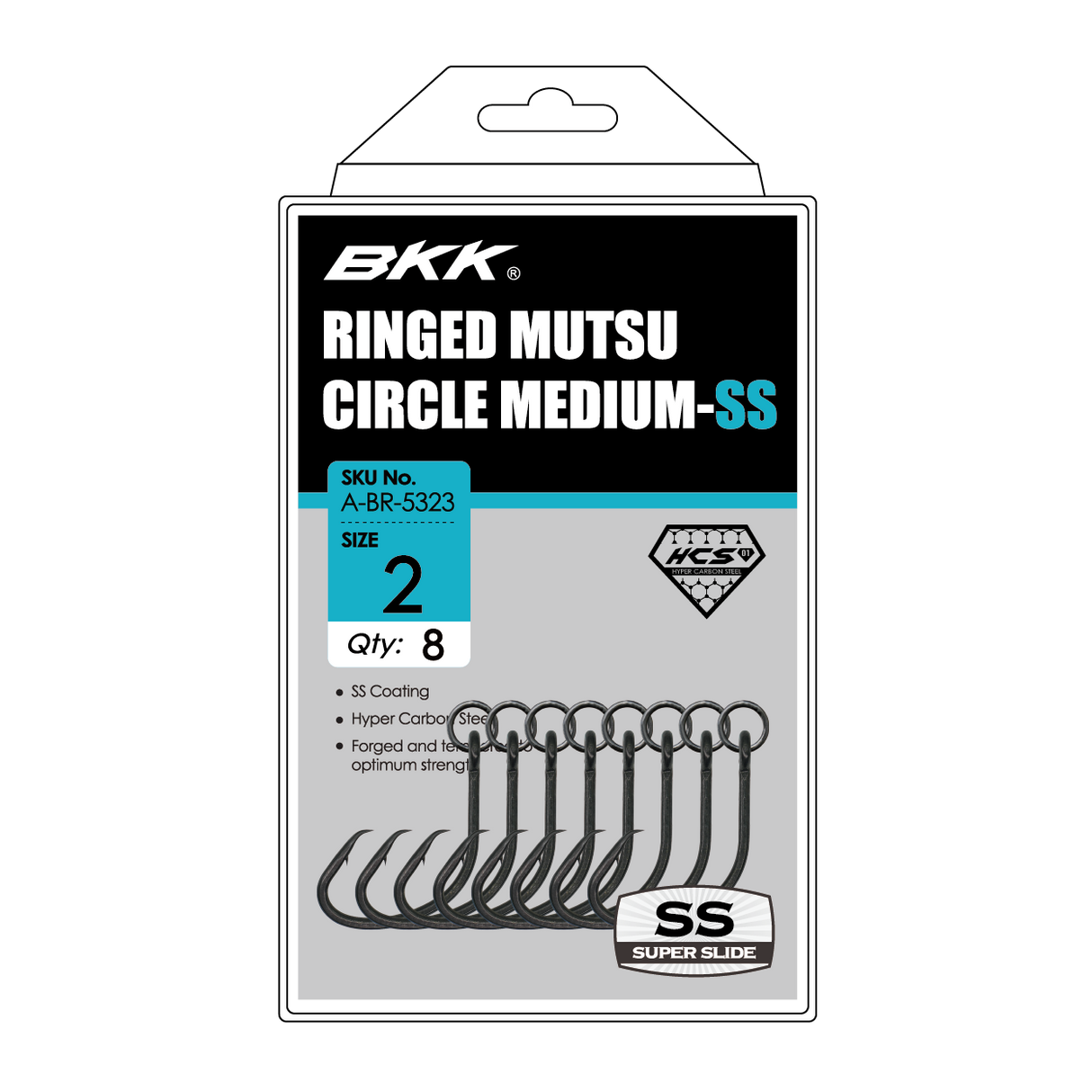 BKK Mutsu Medium Ringed Offset Circle Hooks