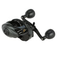 Abu Garcia Beast 300 Low Profile Reels - angled palm side view
