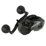 Abu Garcia Beast 400 low profile baitcasting reel, right-hand retrieve — three-quarter view