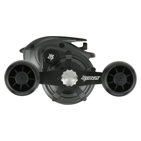 Abu Garcia Beast 400 low profile baitcasting reel, right-hand retrieve — top view
