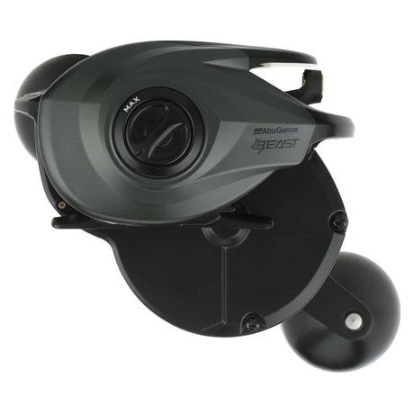 Abu Garcia Beast 400 low profile baitcasting reel, left-hand retrieve — underside
