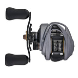 Abu Garcia Revo SX VoltiQ low profile baitcasting reel, left-hand retrieve — VoltiQ braking side plate