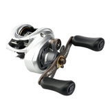 Abu Garcia Revo X VoltiQ low profile baitcasting reel, left-hand retrieve — side profile