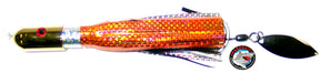Catchy Tackle Gold Wahoo Bomb Jigs - Orange