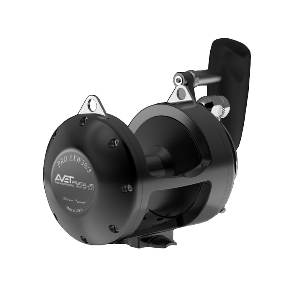 3 in 1 for fishing reels Avet EXW 30/3 RH-BK 3-Speed Lever Drag Conventional Reel Black fishing tips - Van easy to grip drag Musky Lure Retriever Model:TTEL100XHL