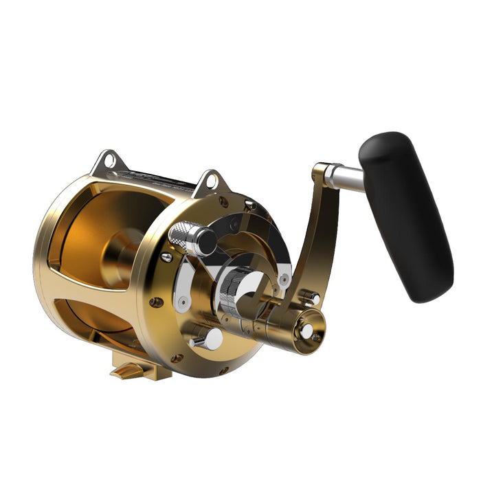 Avet EXW 50/3 Lever Drag Big Game Reel in Gold | Right Hand