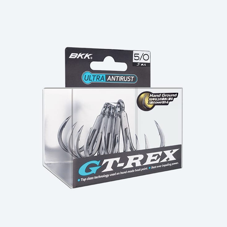 BKK GT-Rex Treble Hooks 6/0 / 5 Pack