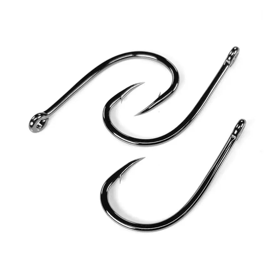 2 offset octopus fishing hooks Gamakatsu Straight Eye 4X Hook 98418 8/0 When the fish swims subcategory:hard_bait Model:TCS-C-731Hb Best Lures for the