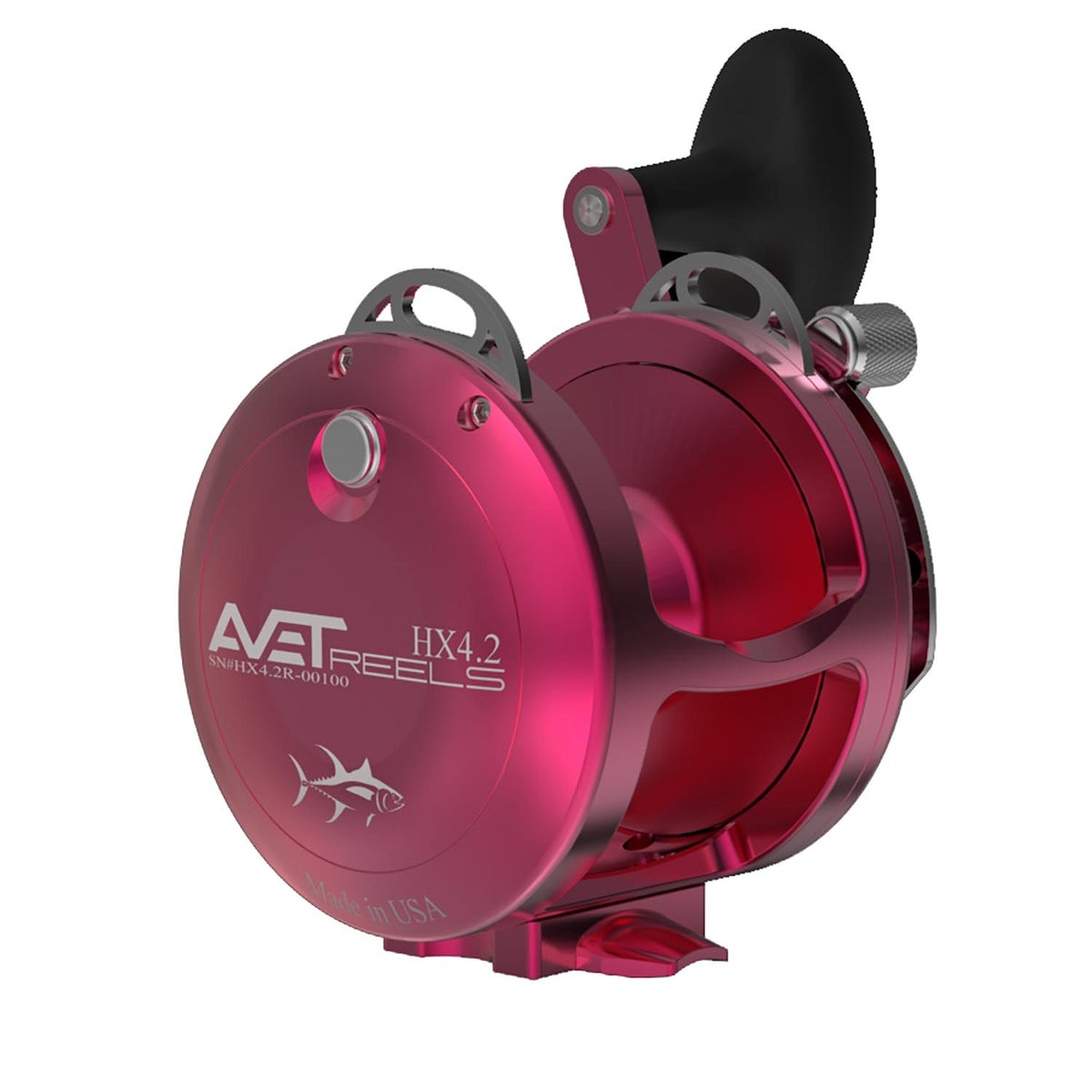 Avet HX 4.2 Single Speed Lever Drag Reel Right Hand / Gunmetal