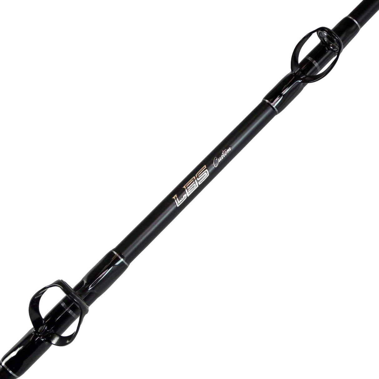 Okuma LBS Custom land-based shark rod, blank and guide detail