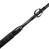 Land-based shark landed on the beach with an Okuma LBS shark rod