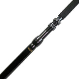 Okuma LBS Custom land-based shark rod, butt and reel seat detail