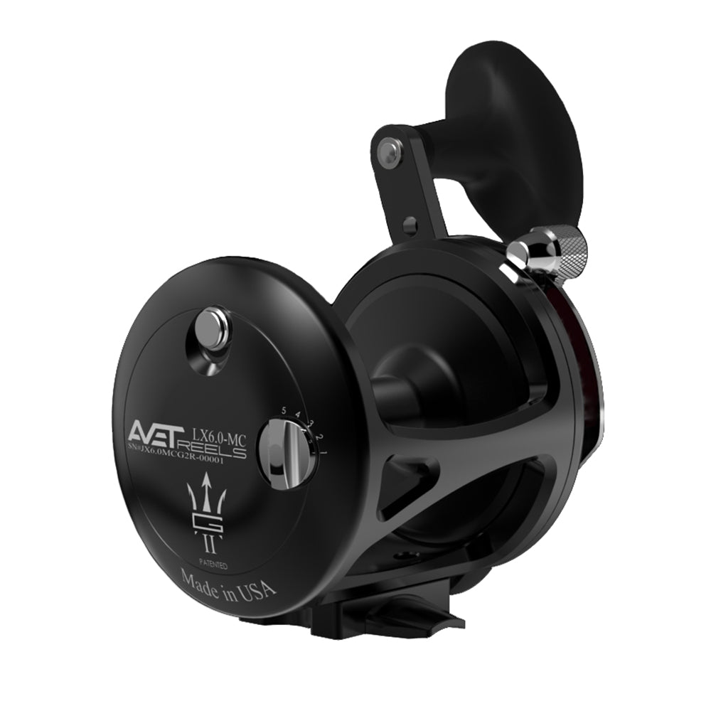 avet g2 jx lever drag reels Avet LX G2 6.0 MC Single Speed Reel Black