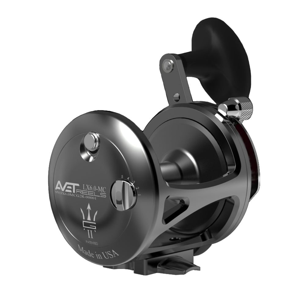 Avet LX 6.0 MC G2 Lever Drag Casting Reel in Silver