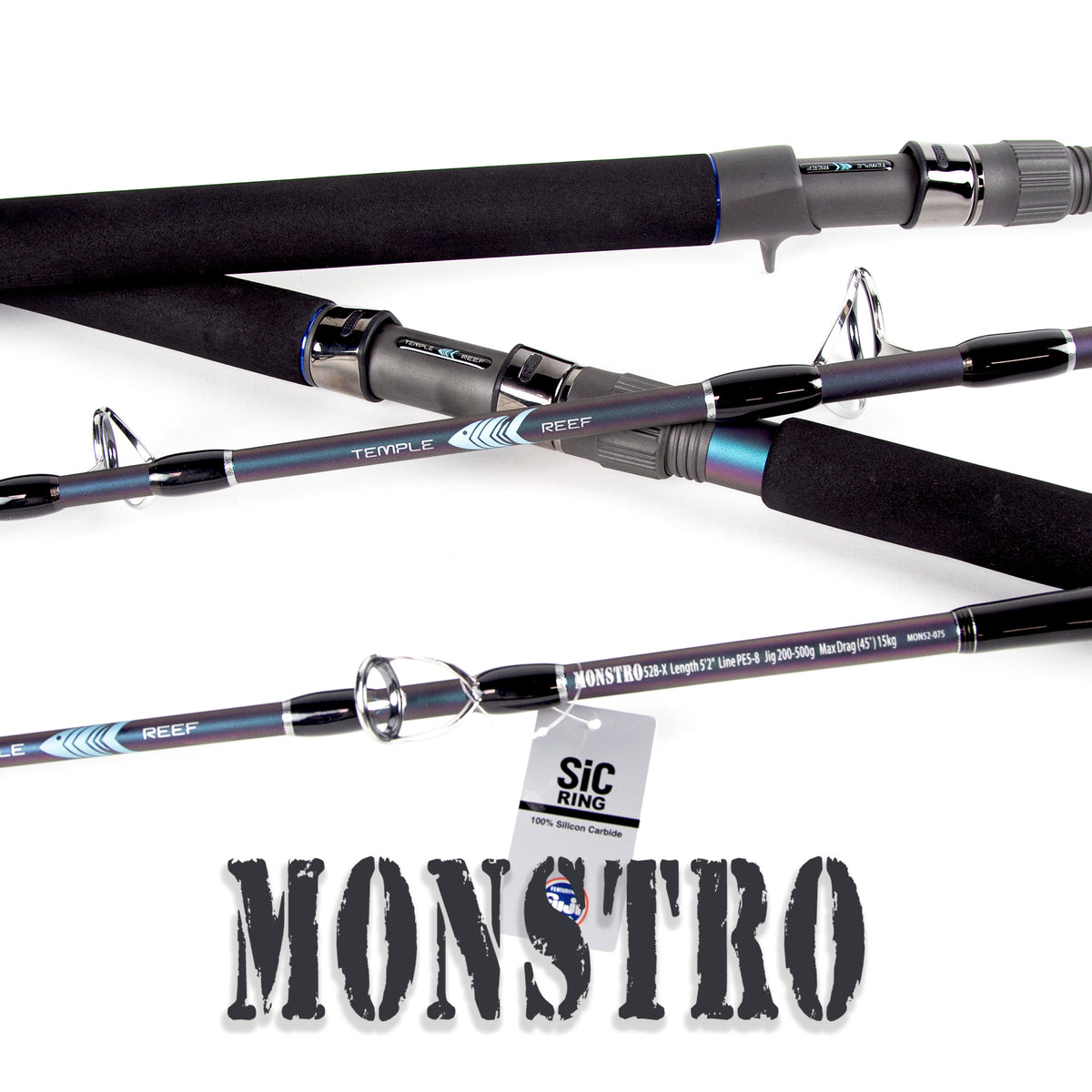 Temple Reef Monstro 2pc Jigging Rods – CharkBait!
