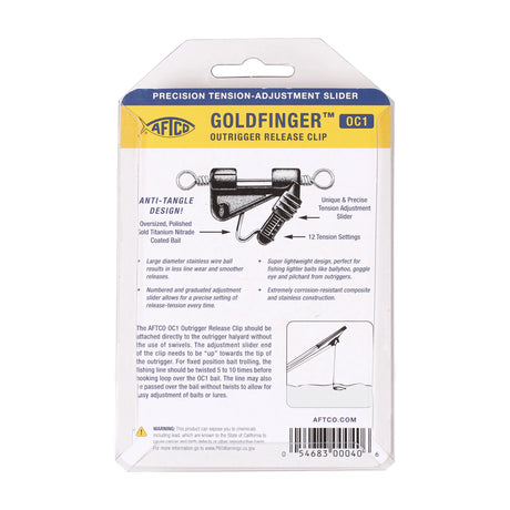 AFTCO Goldfinger Outrigger Release Clip