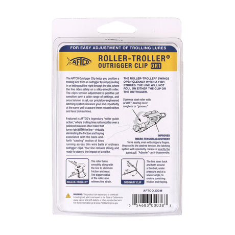 AFTCO Roller Troller Outrigger Clips