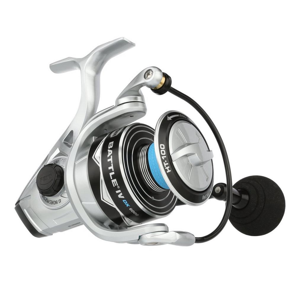 penn 6000 spinning reel Battle III DX Reels J&H Tackle The graphite body is corrosion resistant Penn Pursuit III PURIII6000 HT-100