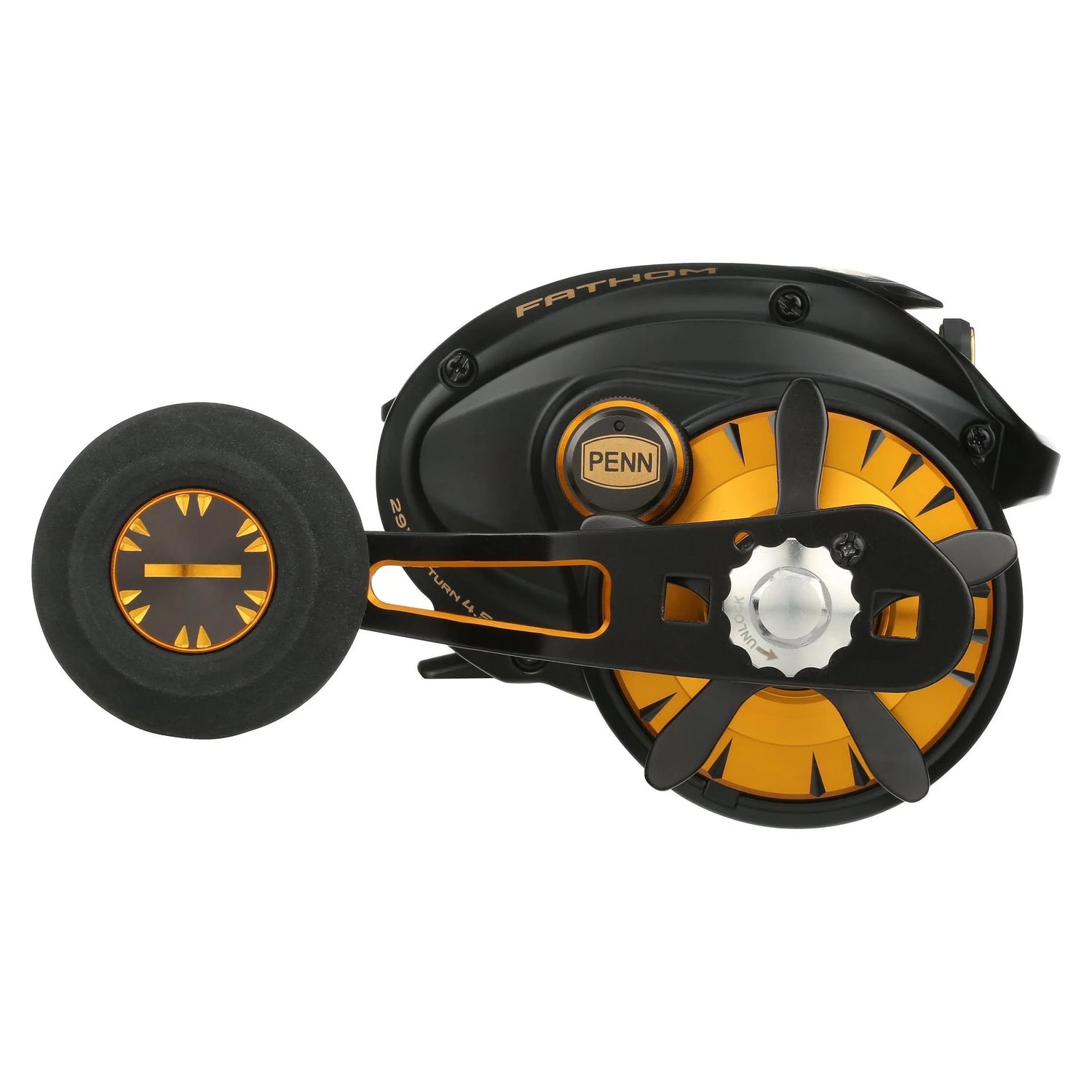 baitcasting penn fishing reels Squall Low Profile Reel Team Rhino Outdoors LLC Penn Fathom Low Profile Baitcasting